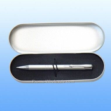 Roller Ball Pen In Metal Box