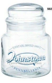 Round Glass Apothecary Jar (16 Oz.)