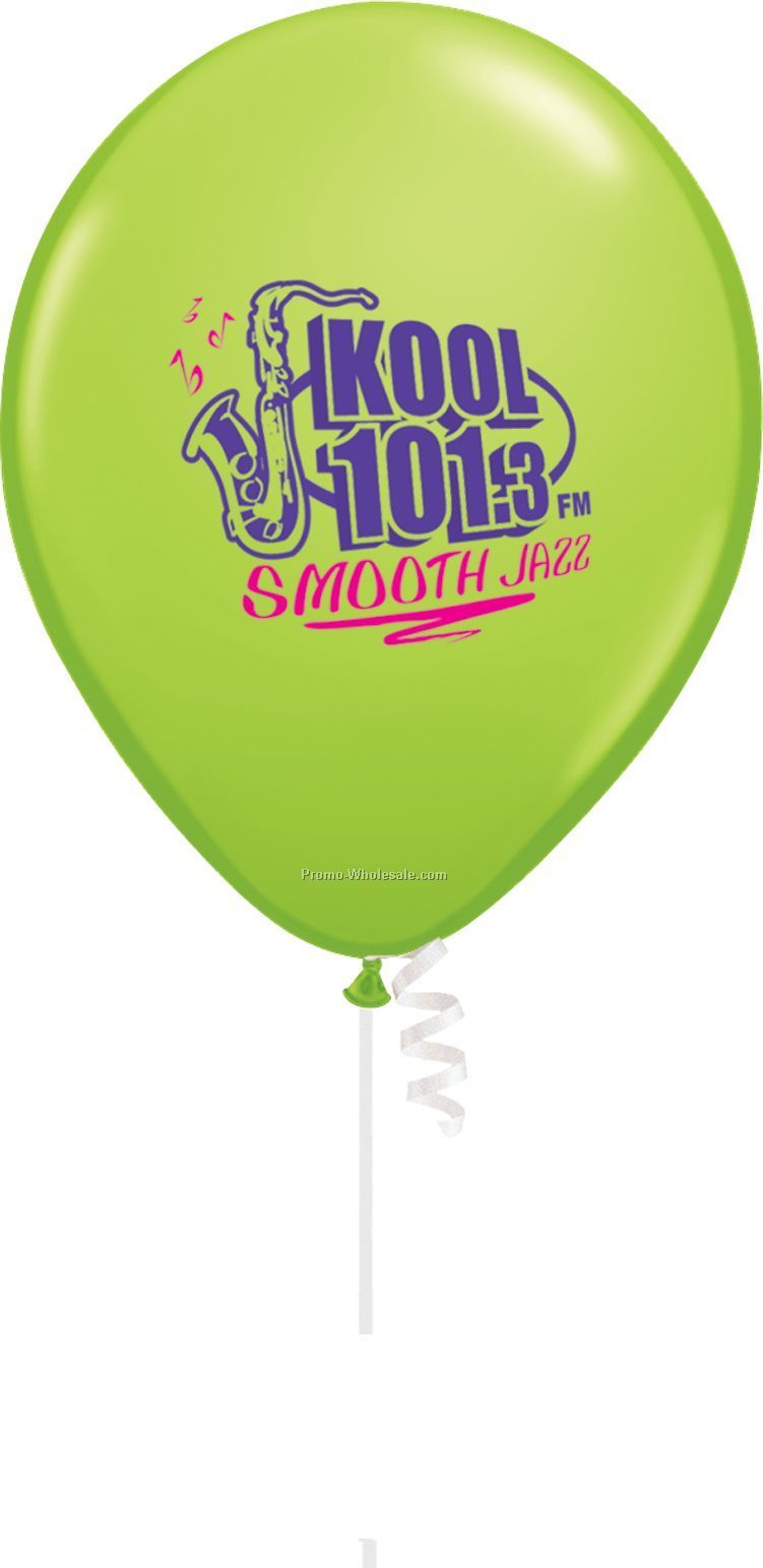 Round Standard Color Balloon - 9" (2 Color Print)