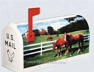 Scenic Decor Series Mailboxes - Horse (Blank)