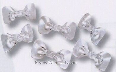 Set Of 6 Bow Napkin Rings