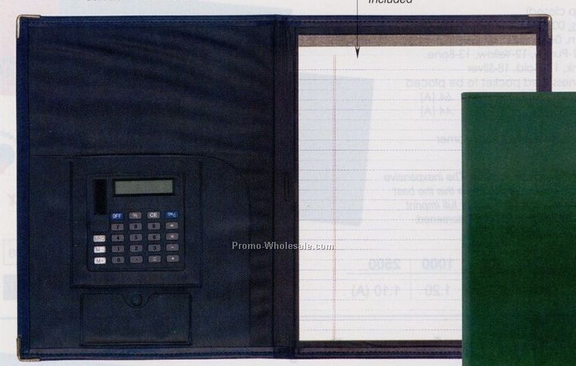 Sewn Executive Padboard W/ Calculator (Senior Size)