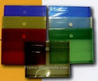 Side Open Velcro Envelope W/Gusset (Imprinted)