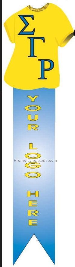 Sigma Gamma Rho Sorority Shirt Bookmark W/ Black Back