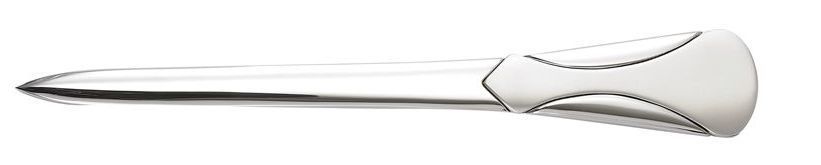 Silver Letter Opener W/ Triangular Handle