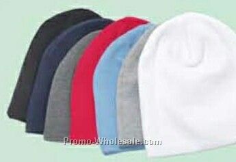 Single-ply Fine Gauge Knit Beanie Cap With Coolmax Fabric (1 Size)
