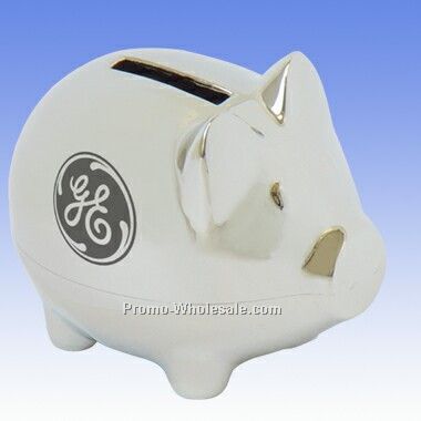 Small Piggy Bank Bright (Engraved)
