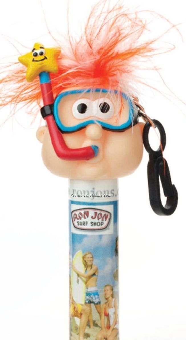 Snorkel Guy Goofy Group Clipz Holder With Lip Balm