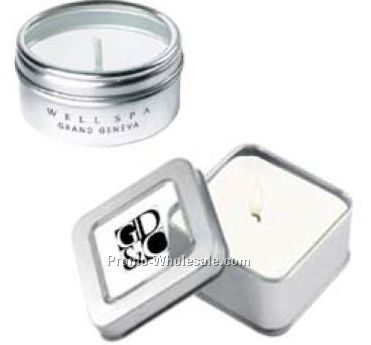 Soy Candle In Round Or Square Tin