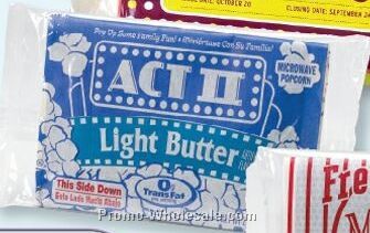 Stock Act II Brand Popcorn Bag (No Custom Imprint)