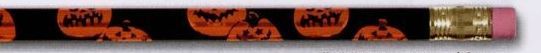 Stock Foil Pencil - Pumpkins