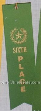 Stock Place Ribbon (Card & String) - 6th Place