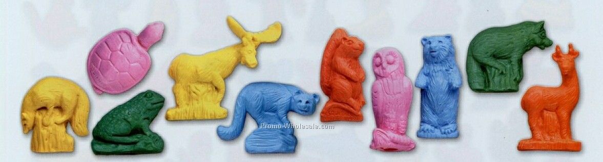 Stock Shape Pencil Top Eraser - Woodland Creatures