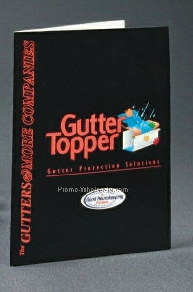 Style D 9"x11-3/4" Roto File Pocket Folder (Ink-3 Color)
