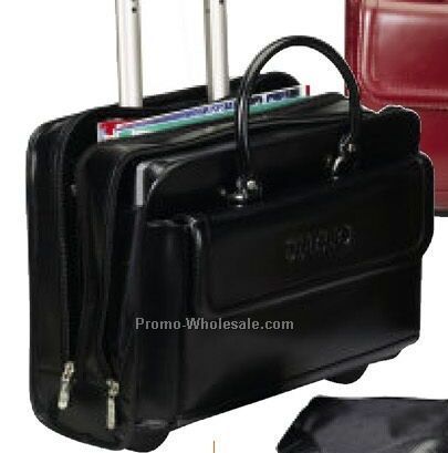 The Transit Tote Briefcase W/ Wheels & Telescopic Handle