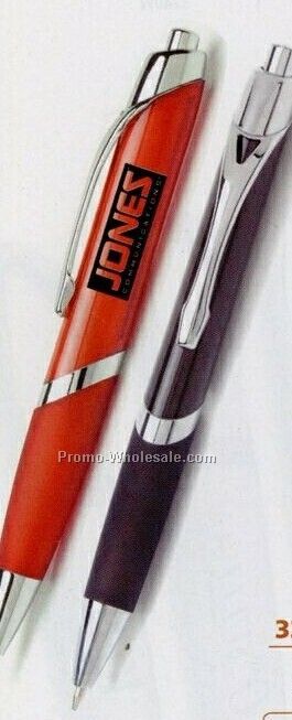Translucent Sleek Pen 5 3/8"x1/2" (10-15 Days Service)