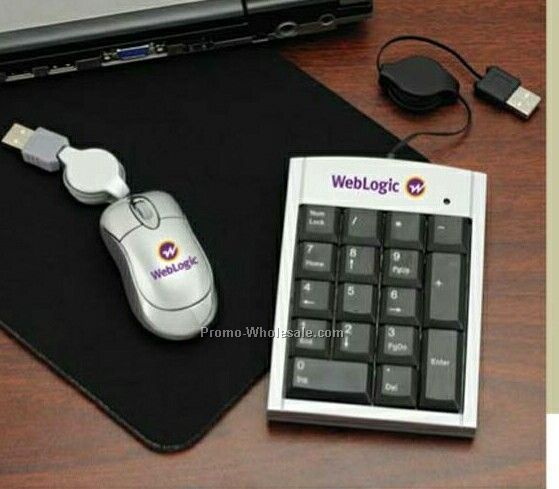 USB Mouse & Number Keypad Set