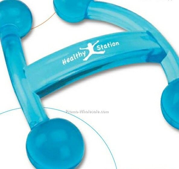 Valumark Light Blue Hand Held Massager 4-1/2"x4-7/8"x1-5/8"