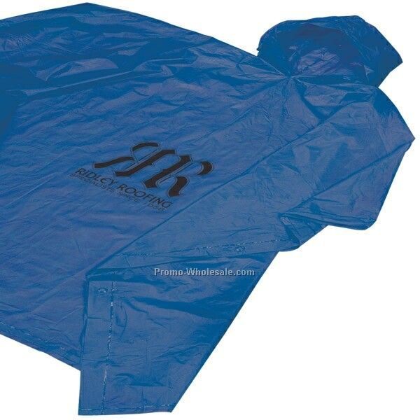 Vinyl Rain Poncho (Imprinted)