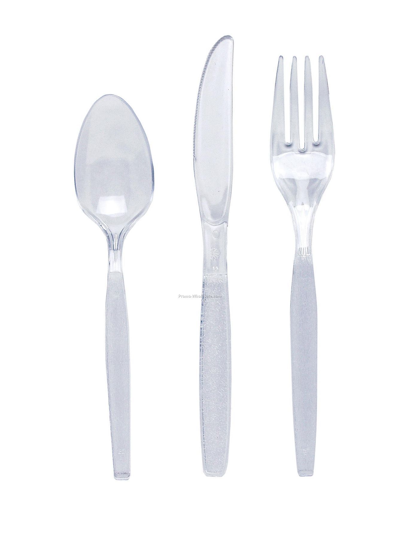 White Colorware Plastic Spoon