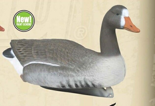 White Fronted Goose Floater Decoy W/ Water Keel