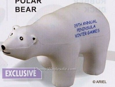 Wild Animals - Polar Bear Squeeze Toy