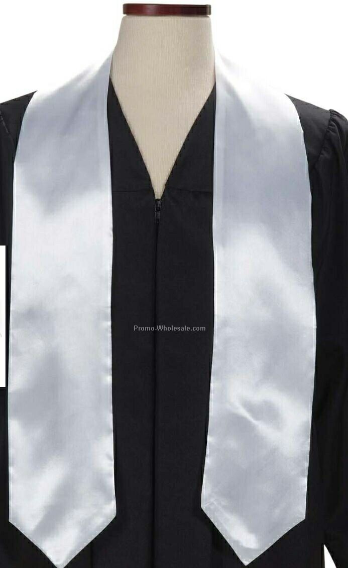 Wolfmark Light Gray Graduation Sash