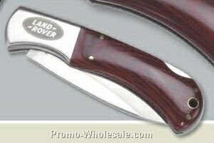 Wood Handle Knife (4-3/4"x1-1/2")