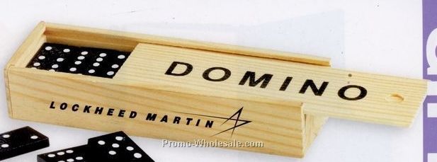 Wooden Domino Set