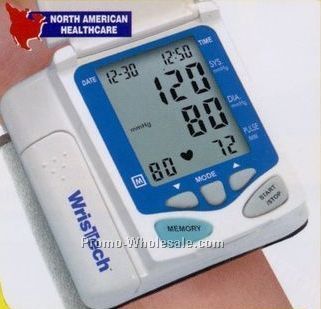 Wristech Blood Pressure Monitor W/ Flip Top Cover
