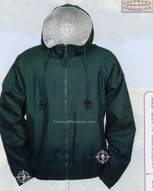 Youth Boulder Jr. Hooded Microfibre/Cotton Fleece Lined Jacket (Xs-l)