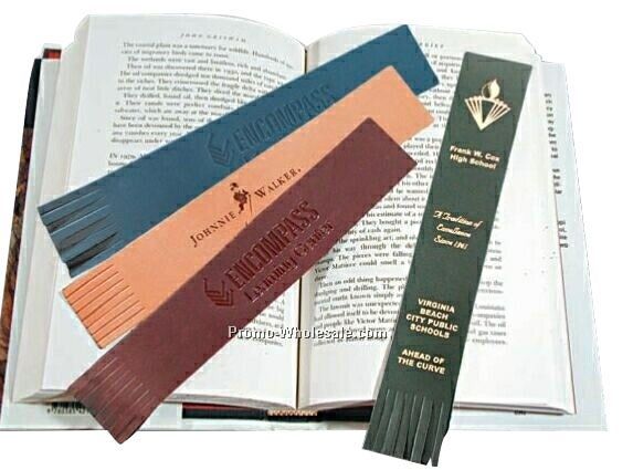 1-1/2"x9" Leather Bookmark