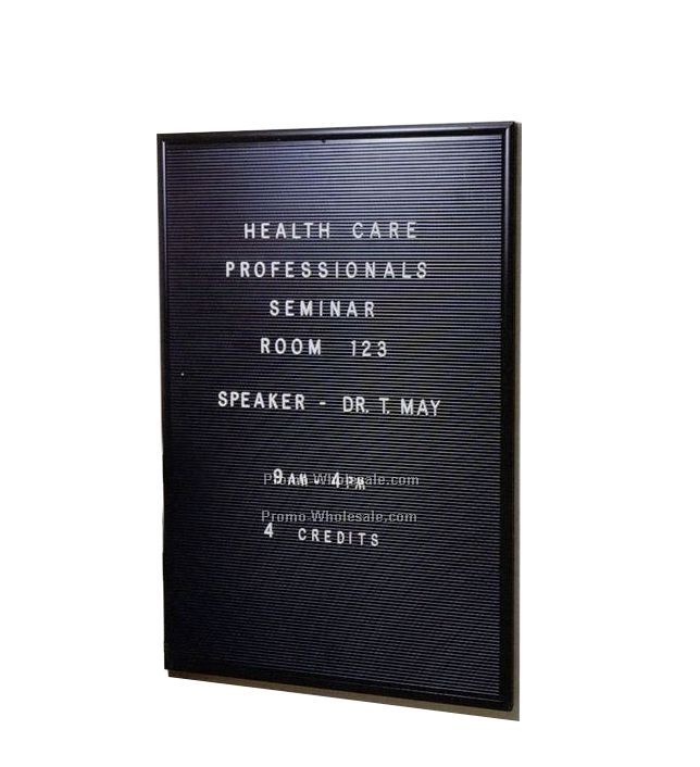 24"x36" Big Board (Black Frame, Black Panel)