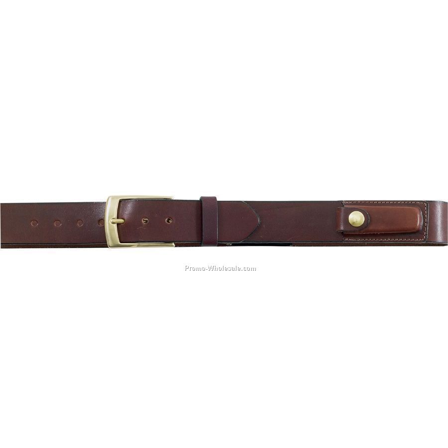 35mm English Bridle Leather Knife Belt