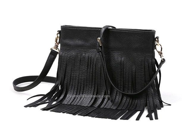 women pu tassel bags mini pu handbags