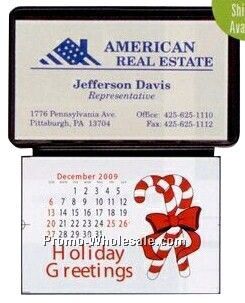 Business Card Without Ad Message Press-n-stick Calendar (After 8/1/09)