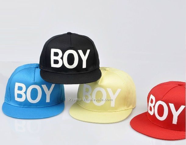 Basic snapback with 3D embroidery