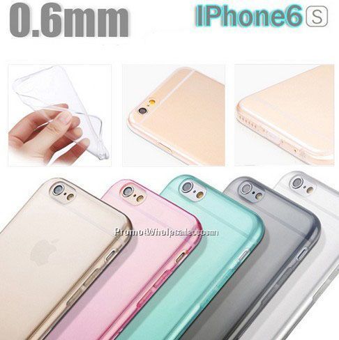 Ultra-thin TPU mobile phone sets, for Apple 6plus, transparent cell phone protec