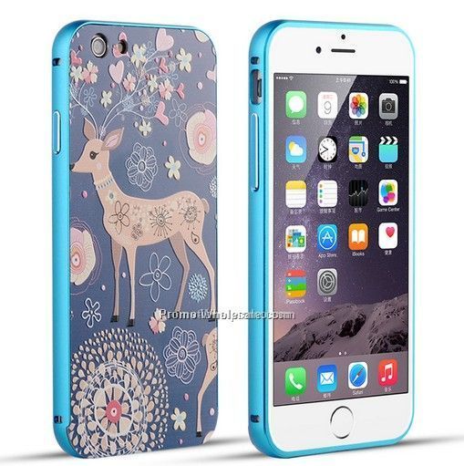 High quality bumper case for iphone 6 6plus, bumper back cover PC case for iphon