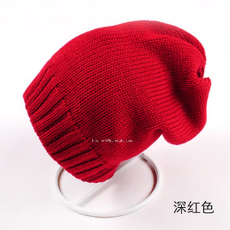 Red knitting hat