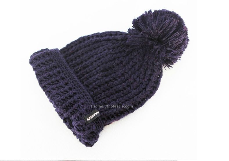 Navy simple beanie