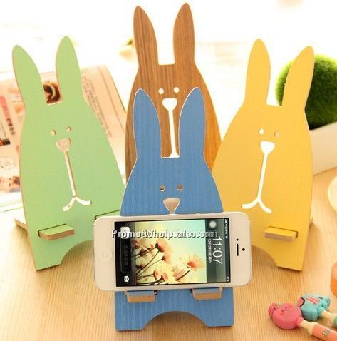 Fashion creative wooden phone holder, phone holder bracket