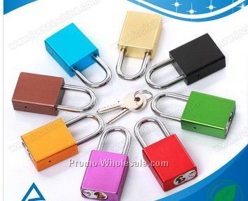hot new colorful aluminium double locking safety key love