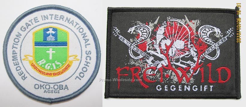 2" Embroidered Patches/Sublimated Four Color Process Patches